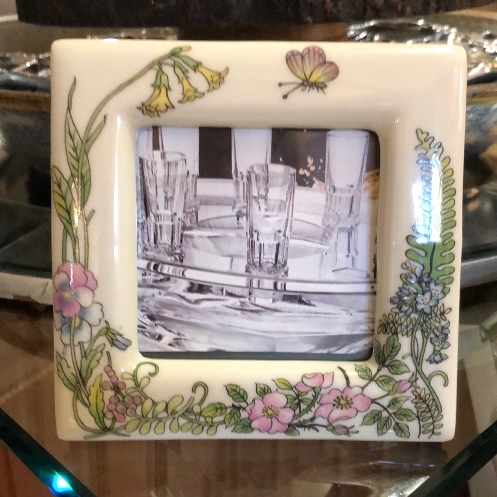 Frame-Beautiful Botanical & Floral Painted Frame in GUC